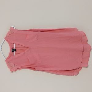 Torrid Coral high-low tunic top